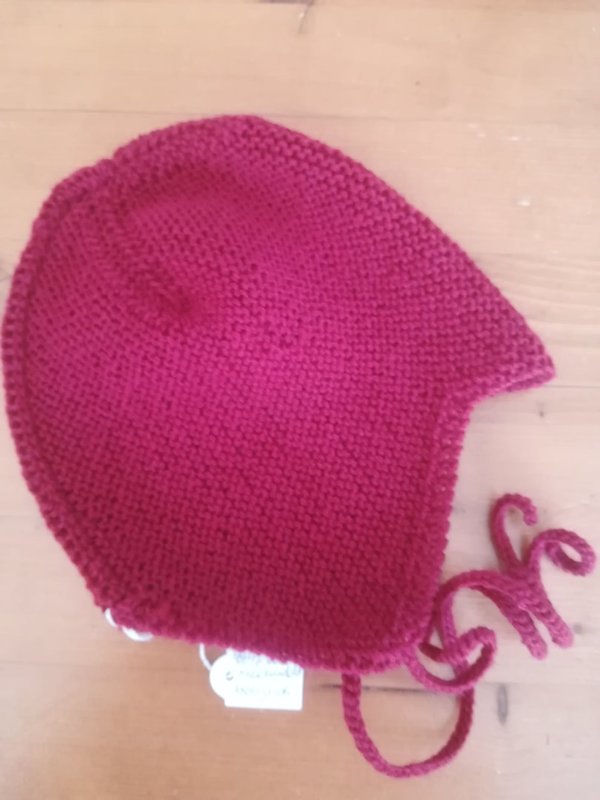 Muts, bonnet, 62/68, 42 - 44cm, organic wool
